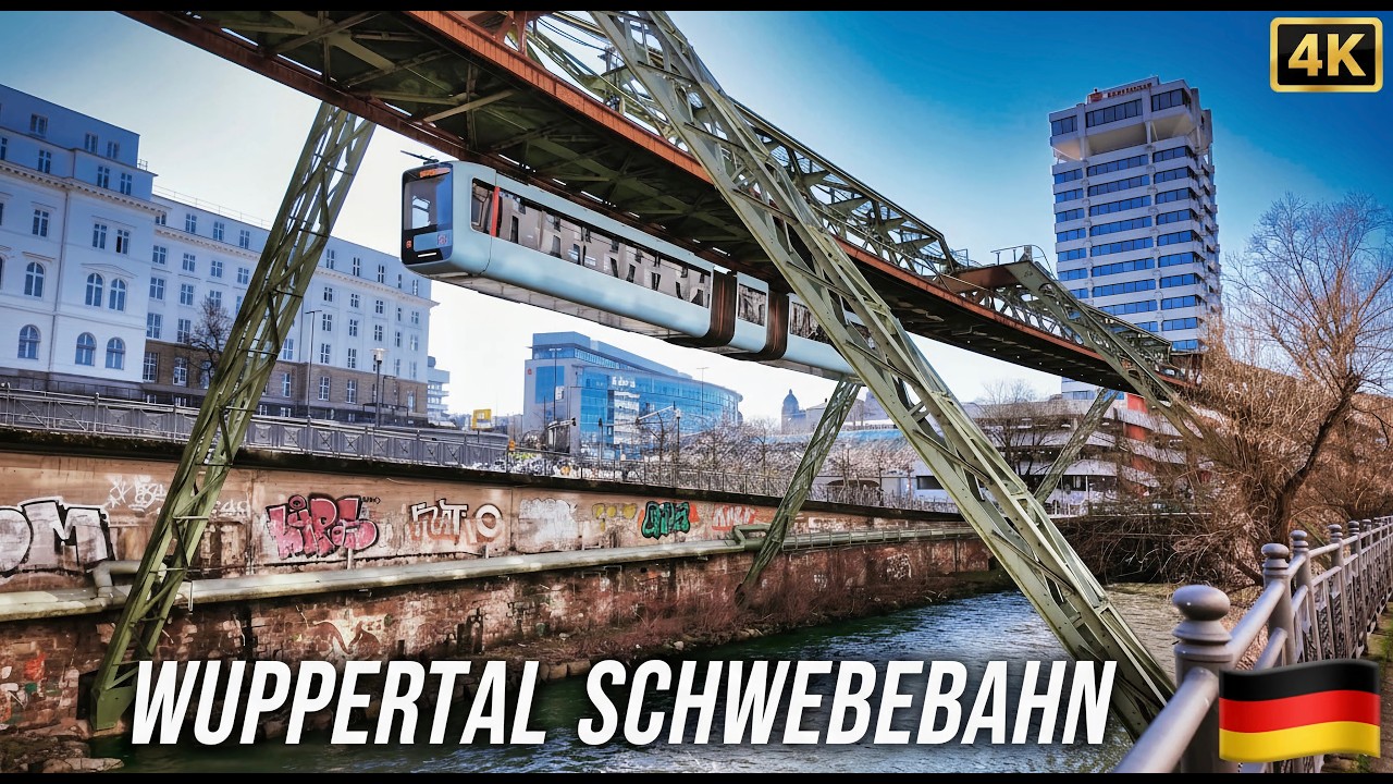 Riding the Famous Wuppertal Schwebebahn 🇩🇪 Germany