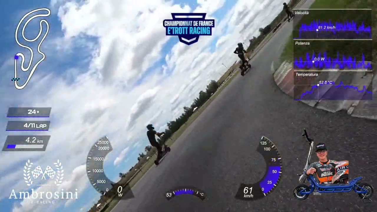 E-Scooter Racing French Championship Onboard Ambrosini e-Racing Nami with Jordi Gaya