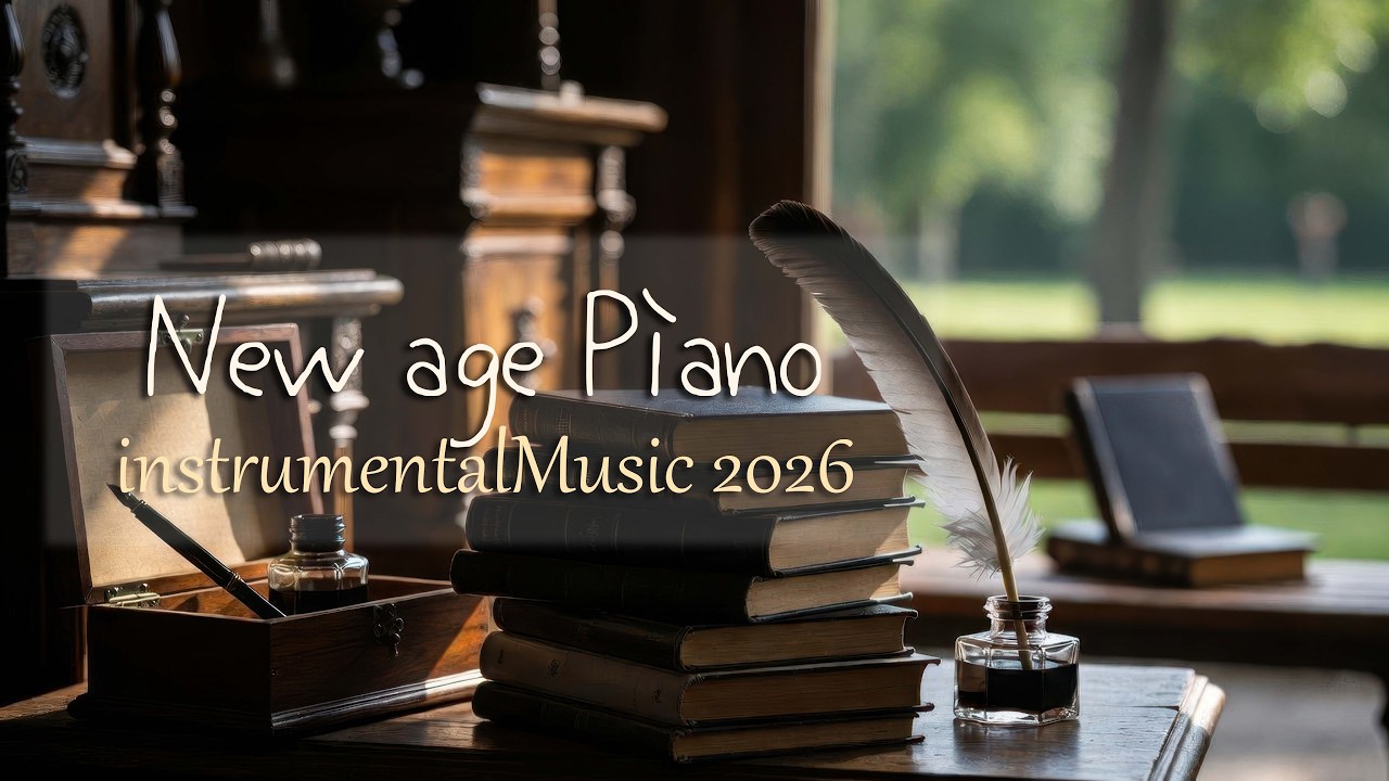 2026 Relaxing New Age Piano | 📖 Reading Books As Spring Comes In🔖for Working, Studying, Focusing