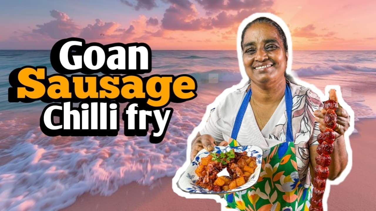 Goan Sausages chilli fry | Pork Sausage chilli fry | Choris chilli fry | Pork Chorizo Recipe 🐖🌶️😍