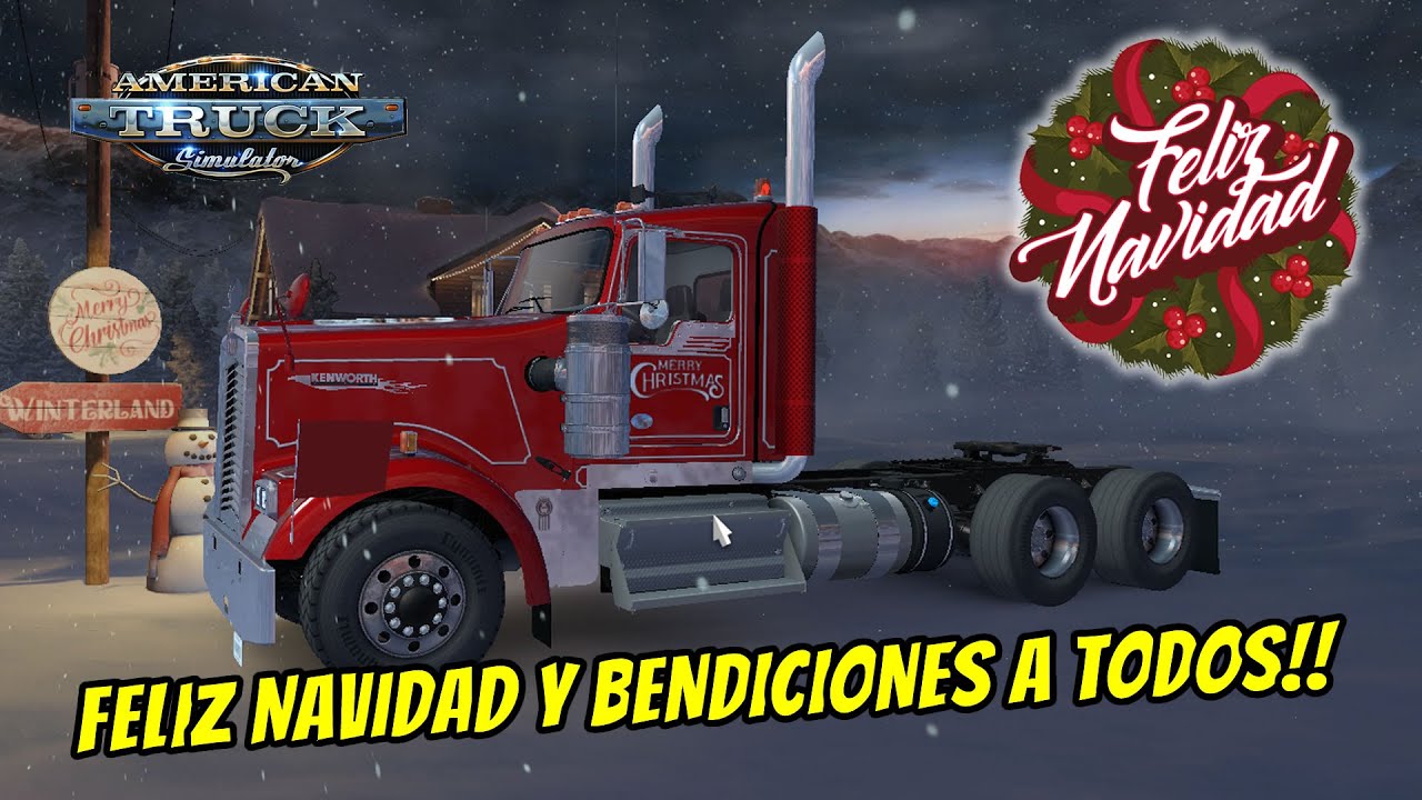 RUTEANDO EN USA EN VISPERAS DE NAVIDAD ATS 1.57 #modsats #ats