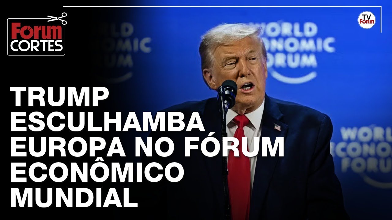 Trump esculhamba Europa no Fórum Econômico Mundial