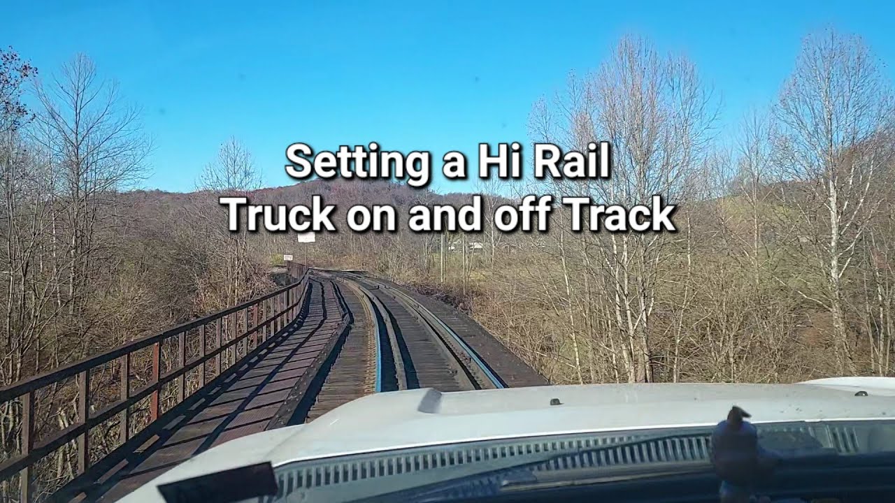 Как поставить пикап Hi Rail на рельсы и снять с них