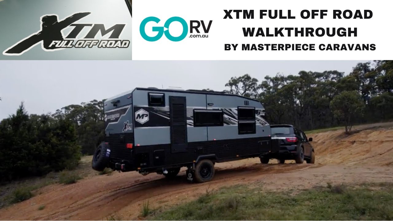 THIS SINGLE AXLE FULL OFF ROAD CARAVAN HAS IT ALL. THE 2024 XTM BY MASTERPIECE CARAVANS WALKTHROUGH.