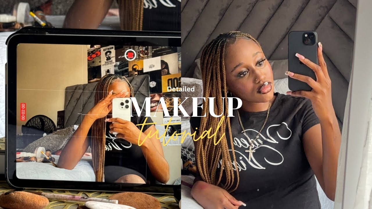 Мой подробный урок по простому, нежному гламурному макияжу на 2025/26 год 🍒 | Подходит для начина...