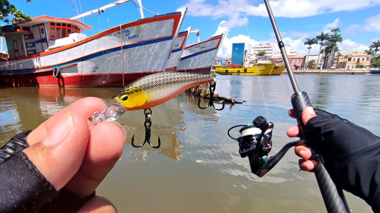 COM A ISCA CERTA O PEIXE VAI PEGAR... NÃO TEM JEITO! Pescaria Ultralight
