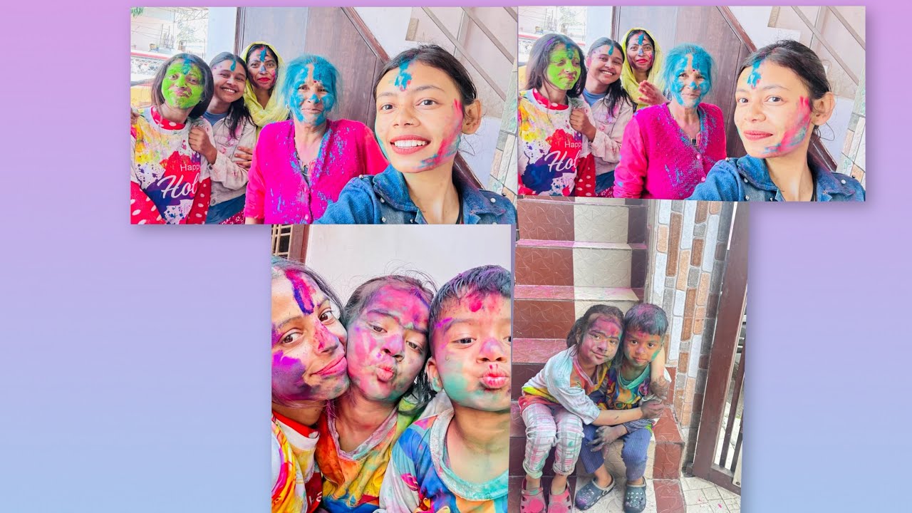 Family wali holi2026💛🎨#yt #youtube #happyholi #2026 #family #fun #dance #dhamal #love #moment 