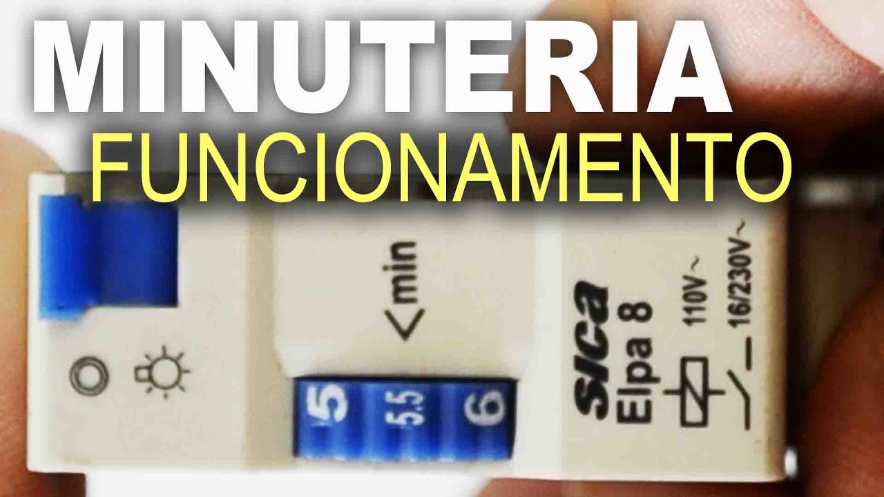 Minuteria - Funcionamento interno e como utilizar!