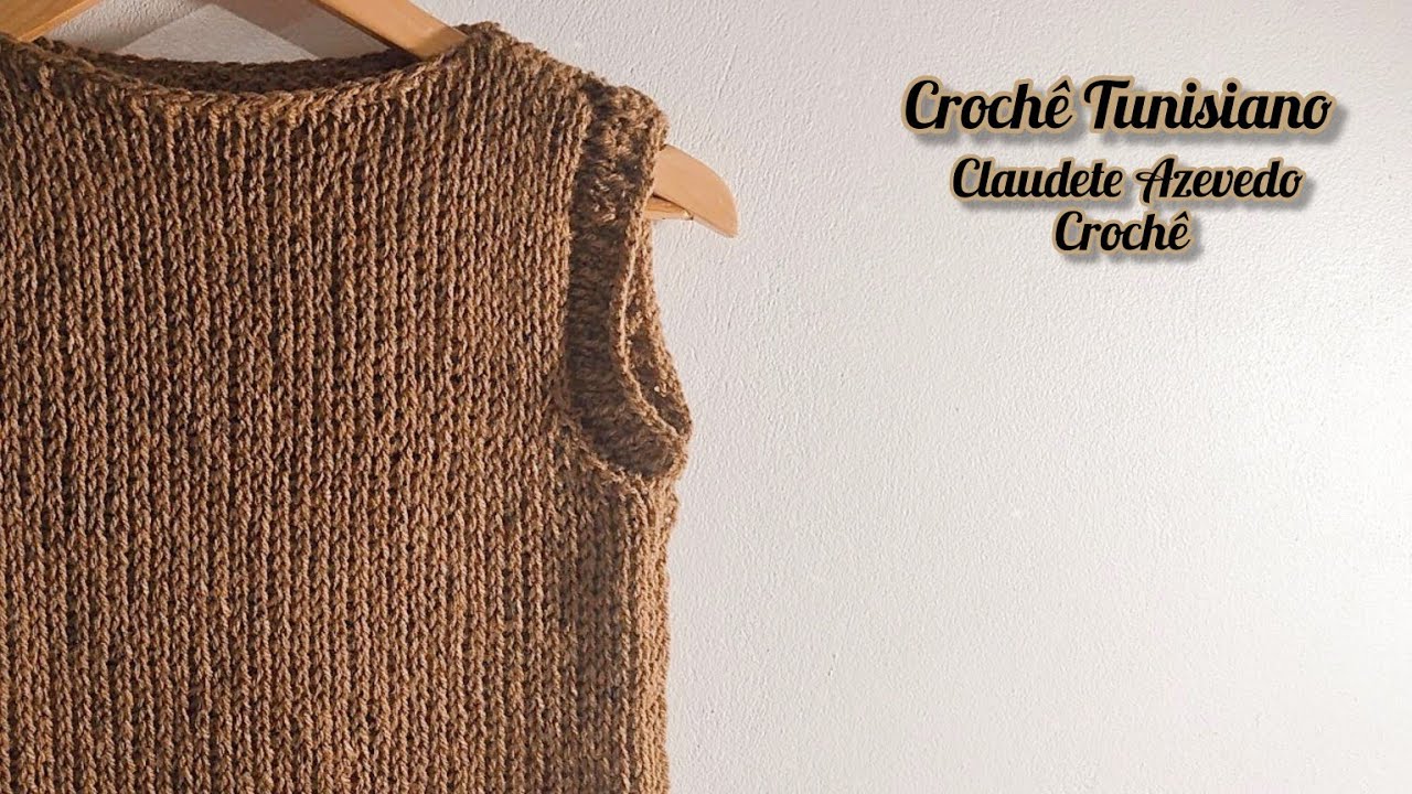 Como fazer cavas em Crochê Tunisiano?