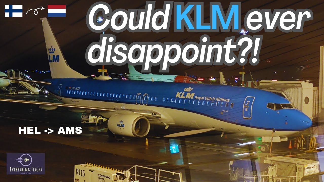 KLM Never Fails to Impress: Helsinki (HEL) to Amsterdam (AMS)|Boeing 737-8K2 (Economy Class)