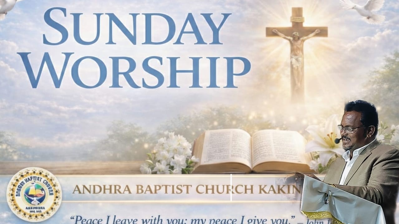 || SUNDAY MESSAGE || REV.DR.P. BHASKAR GERSHOM GARU || 15-03-2026 || ABC ||