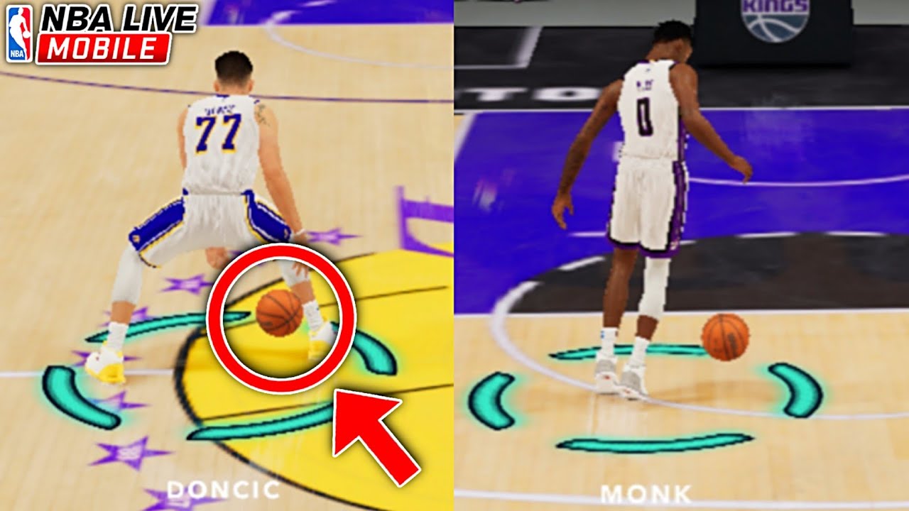 КАК ДЕЛАТЬ ОБВОДНЫЕ ДВИЖЕНИЯ В NBA LIVE MOBILE SEASON 10!
