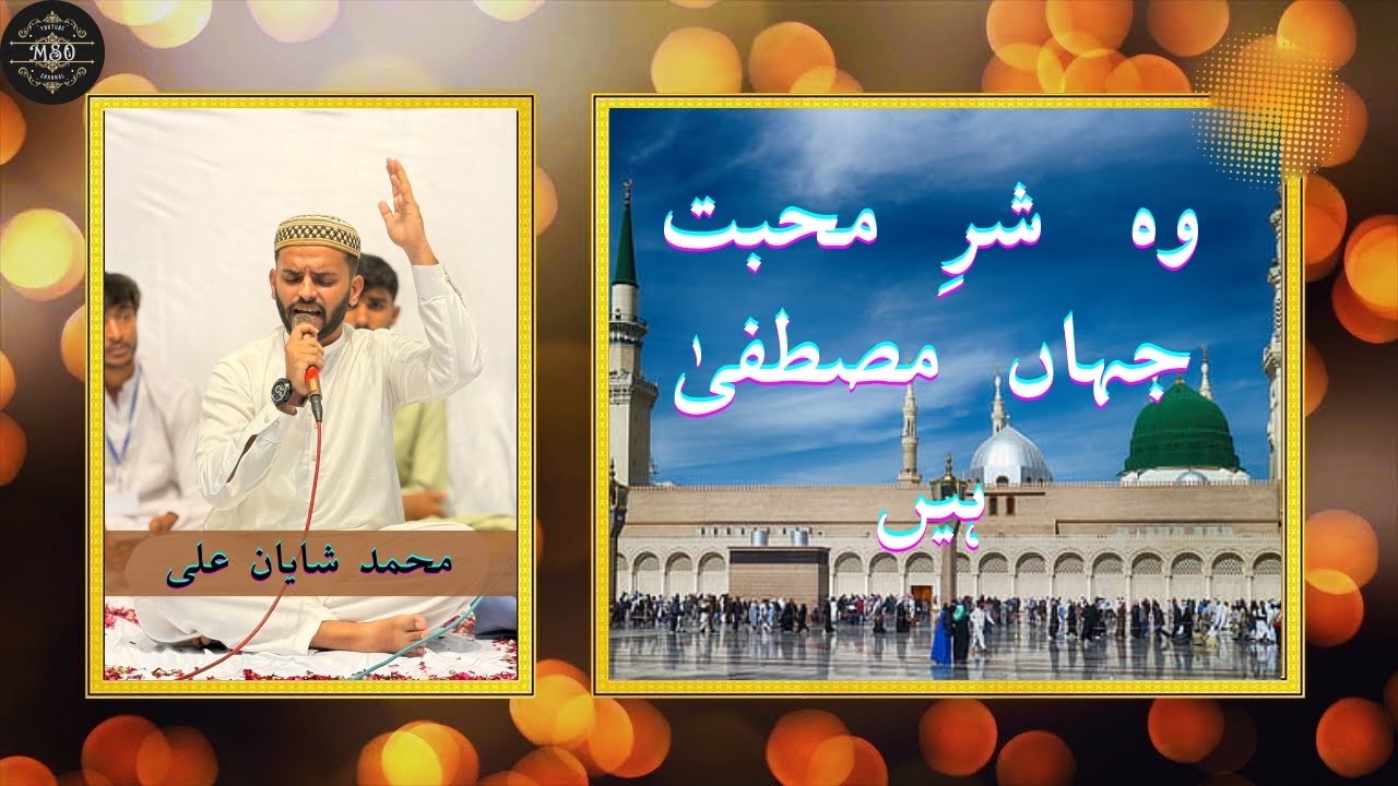 Heart Touching Naat 2025 | Wo Sher e Mohabbat | Muhammad Shayan Ali