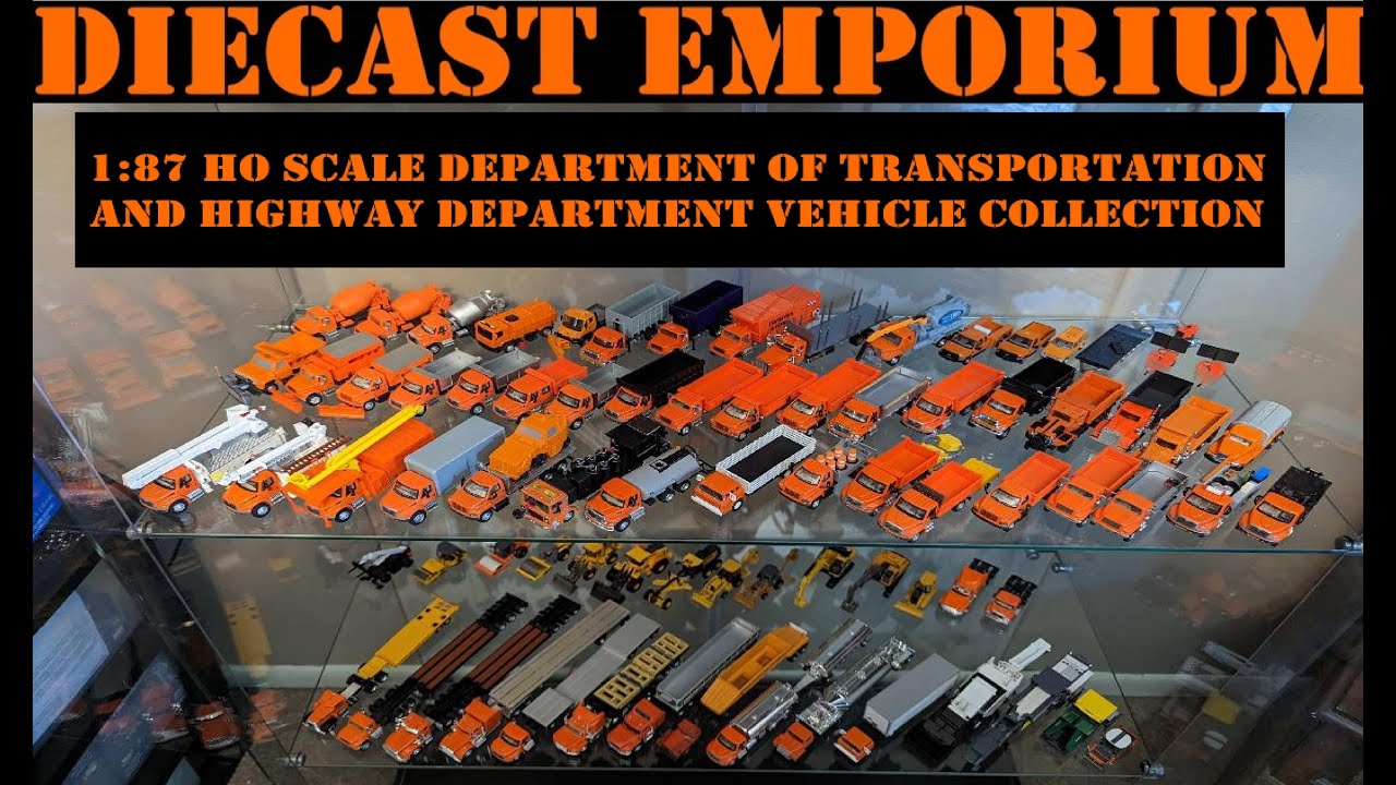 1:87 HO Scale Models Truck & Vehicle Collection - Highway & Department of Transportation Fleet