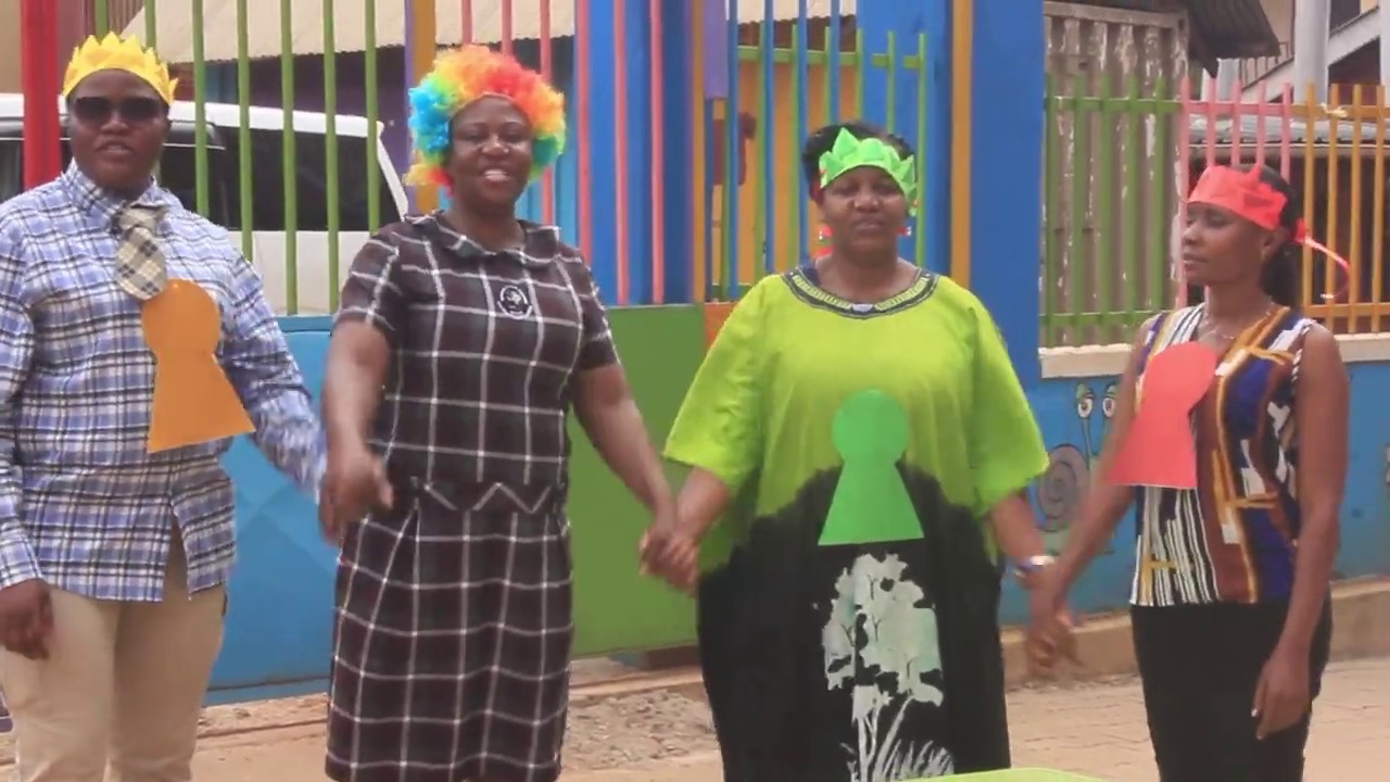 Learning Colours with Teacher Norah, Kampala Junior Academy