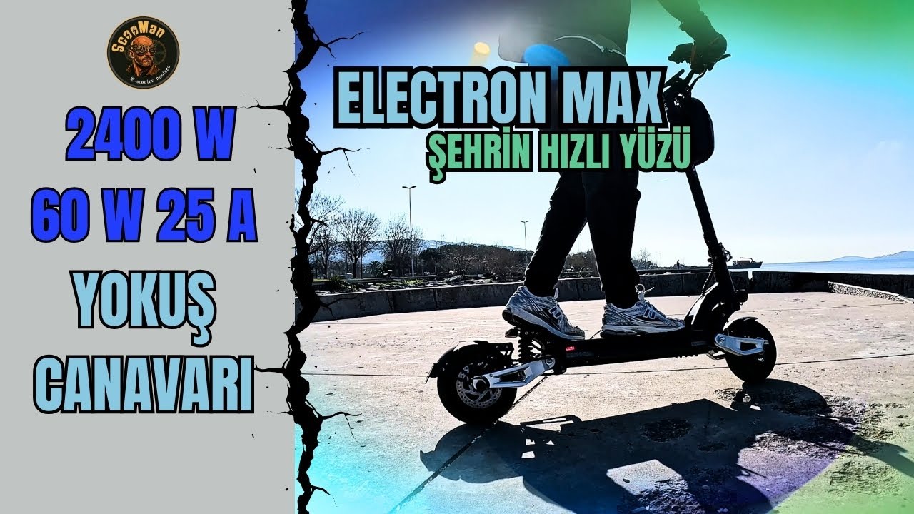 ELECTRON MAX ELEKTRİKLİ SCOOTER İLE GELECEĞE ODAKLAN !