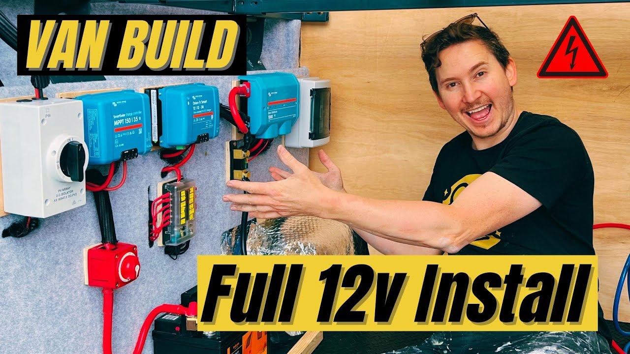 Van Build: We Mastered Off-Grid Power using 12V B2B, Solar, and More!