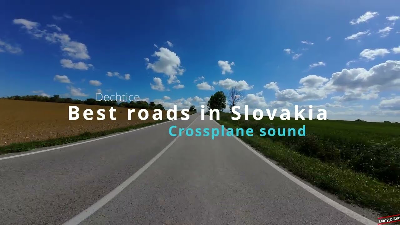 Best Roads in Slovakia with Crossplane sound : Dechtice