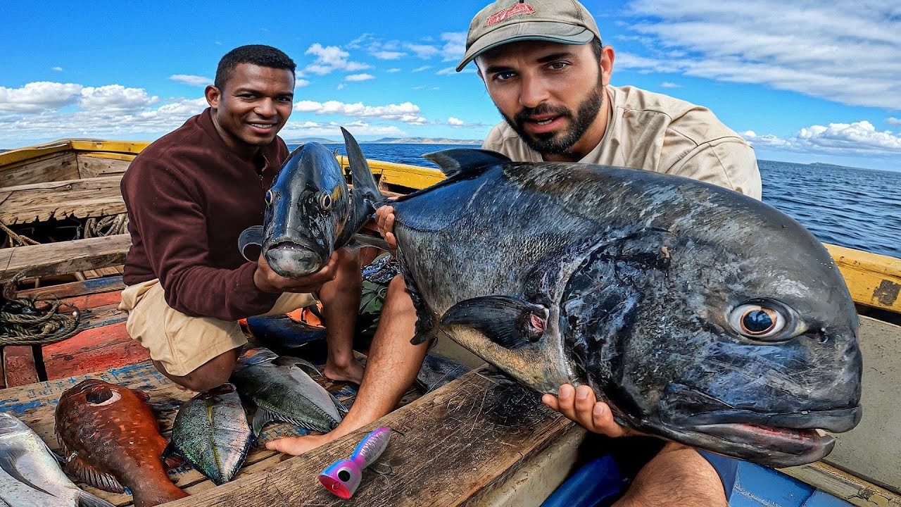 3 Jours à Pêcher sur la plus Grande île d’Afrique (Incroyable)