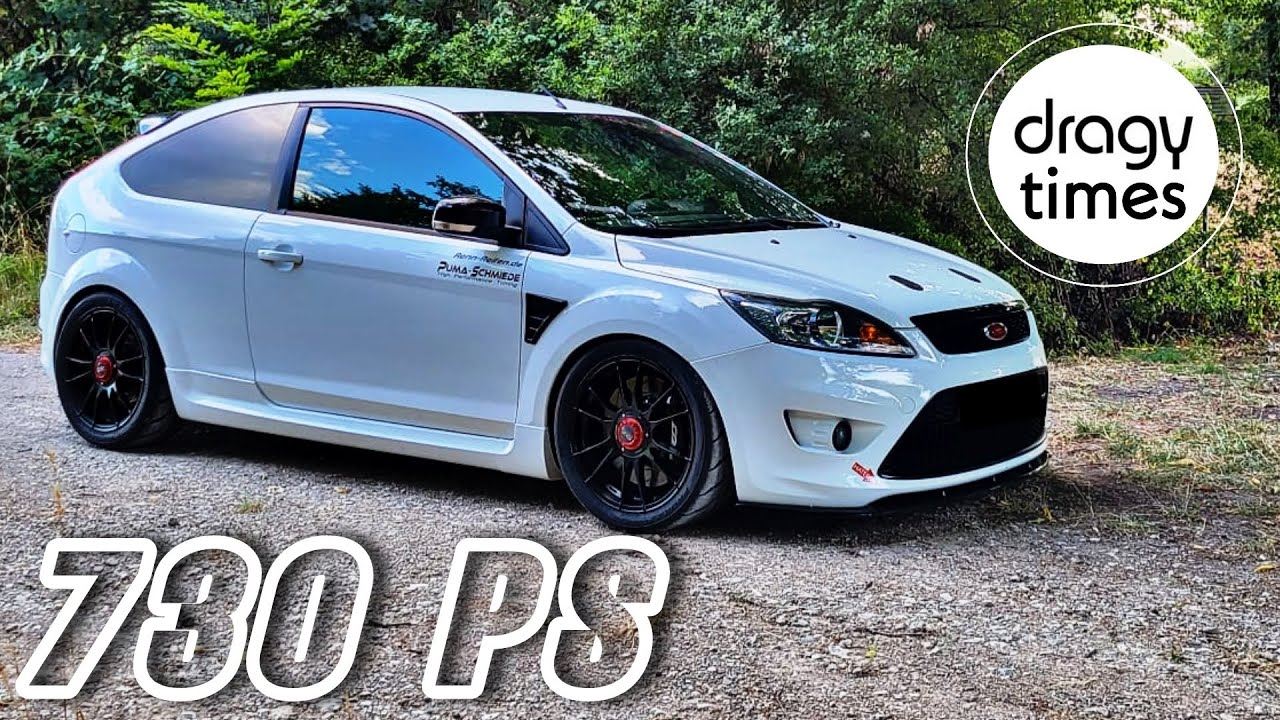 730 PS Ford Focus MK2 ST with Big Boost | Acceleration 200-250 & 200-300 km/h😱