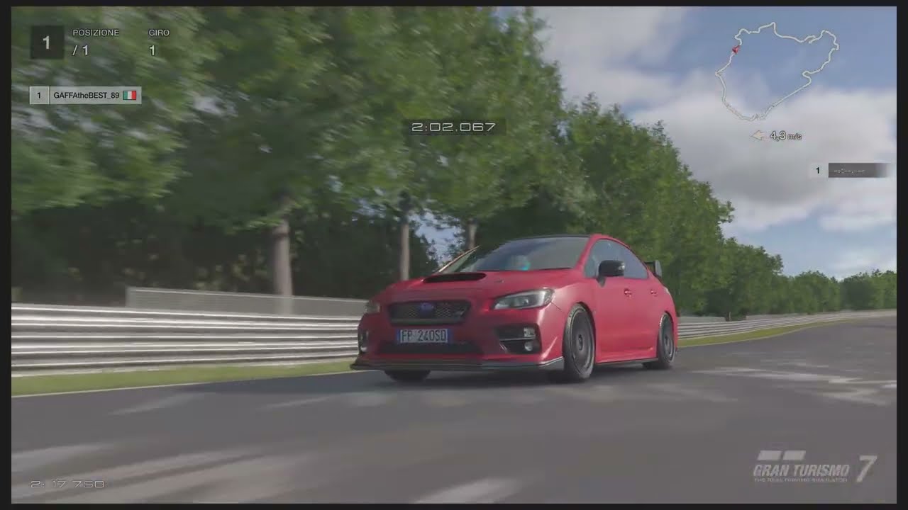 [GT7] Test Drive - Subaru WRX STI Type S '14 - Nürburgring Nordschleife single lap