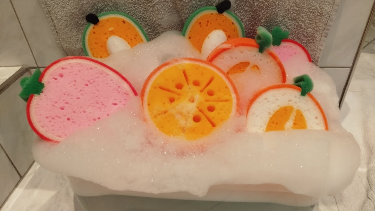 Sweet fruit sponges asmr 
