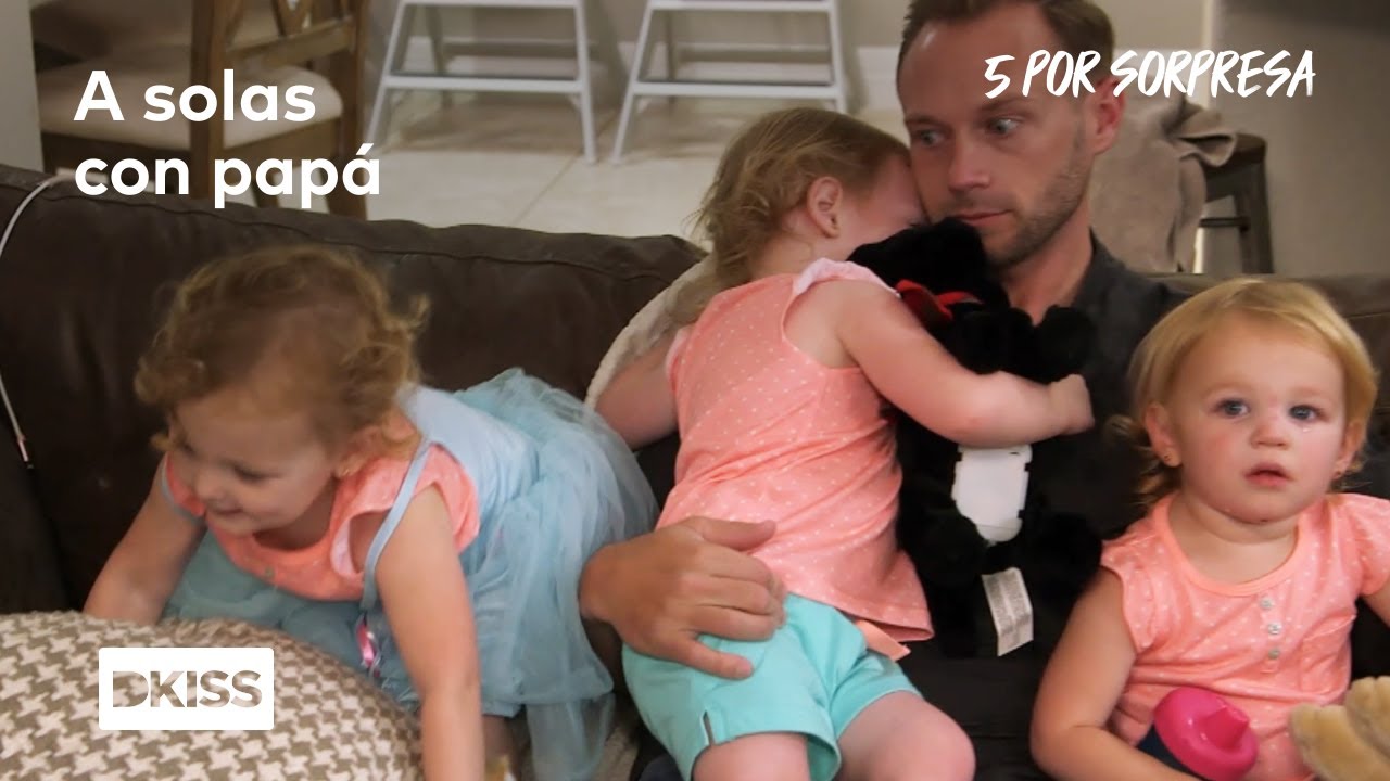 Adam cuida a las quintillizas: 48 horas como padre soltero  | 5 por sorpresa