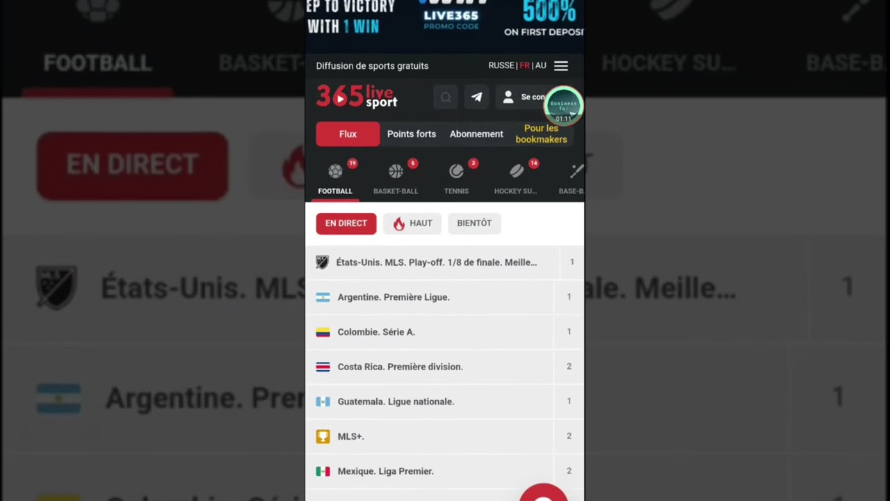🛑 STREAMER LE SPORT EN DIRECT ET GRATUITEMENT