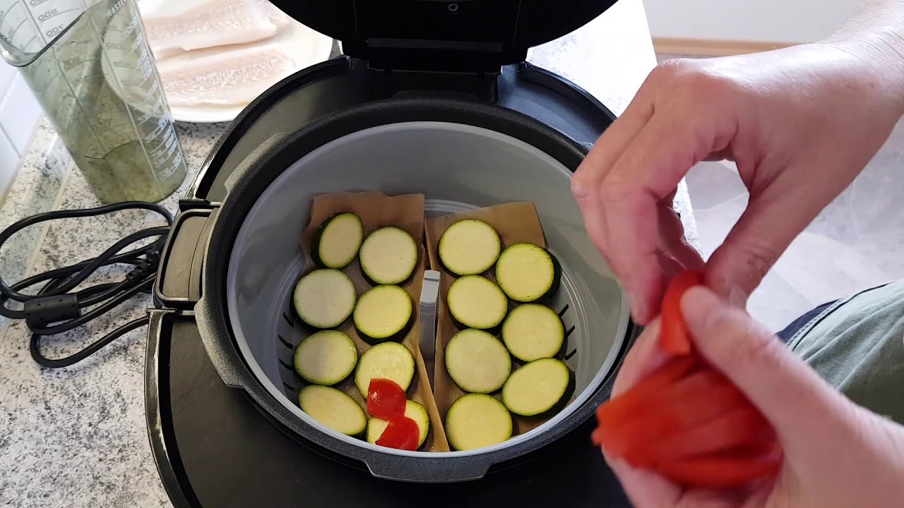 Kochen mit dem Autocook Pro** (2): Gedämpftes Fischfilet