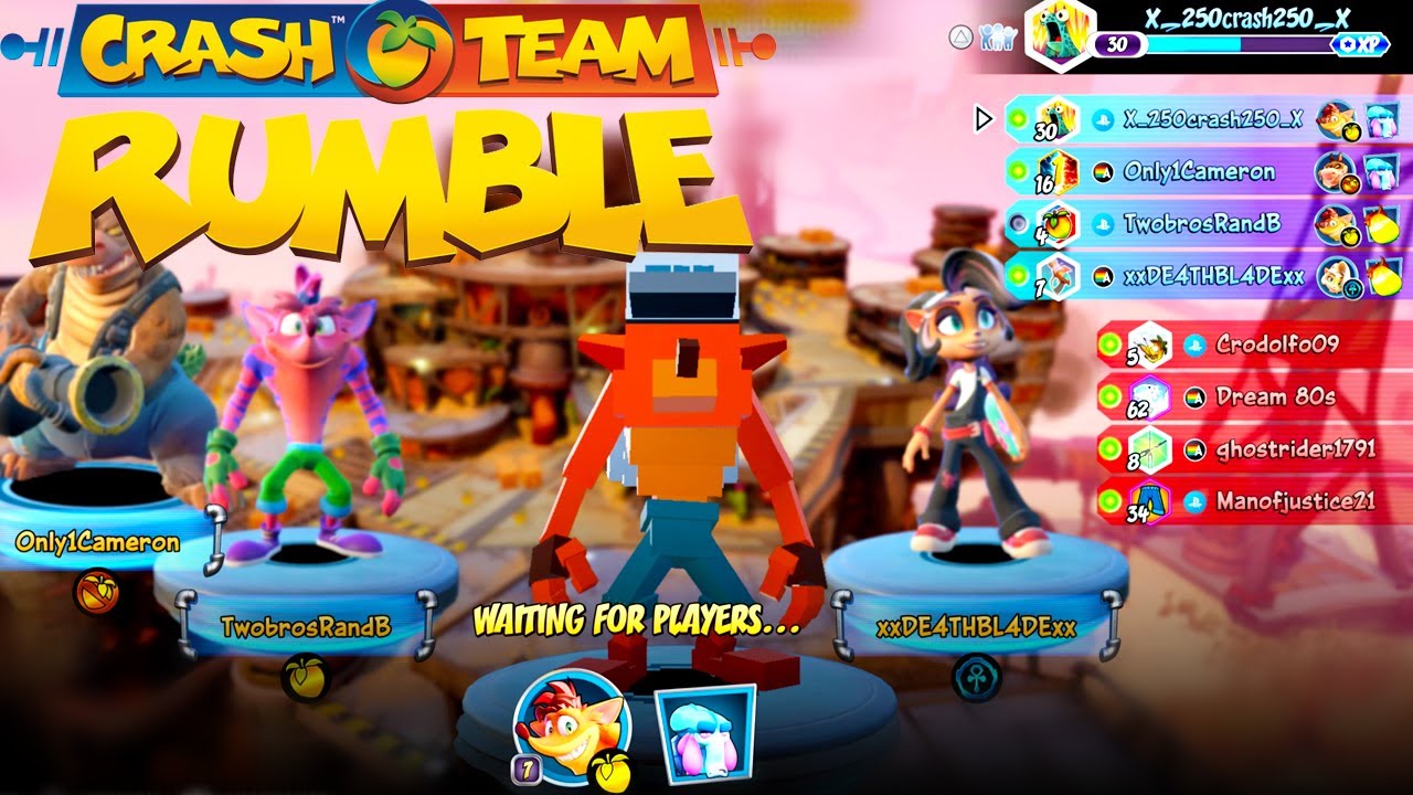 Crash Team Rumble — Ржавый нефтеперерабатывающий завод | CTRumble Online