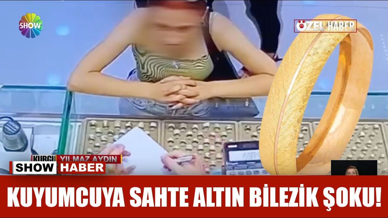 Kuyumcuya sahte altın bilezik şoku!