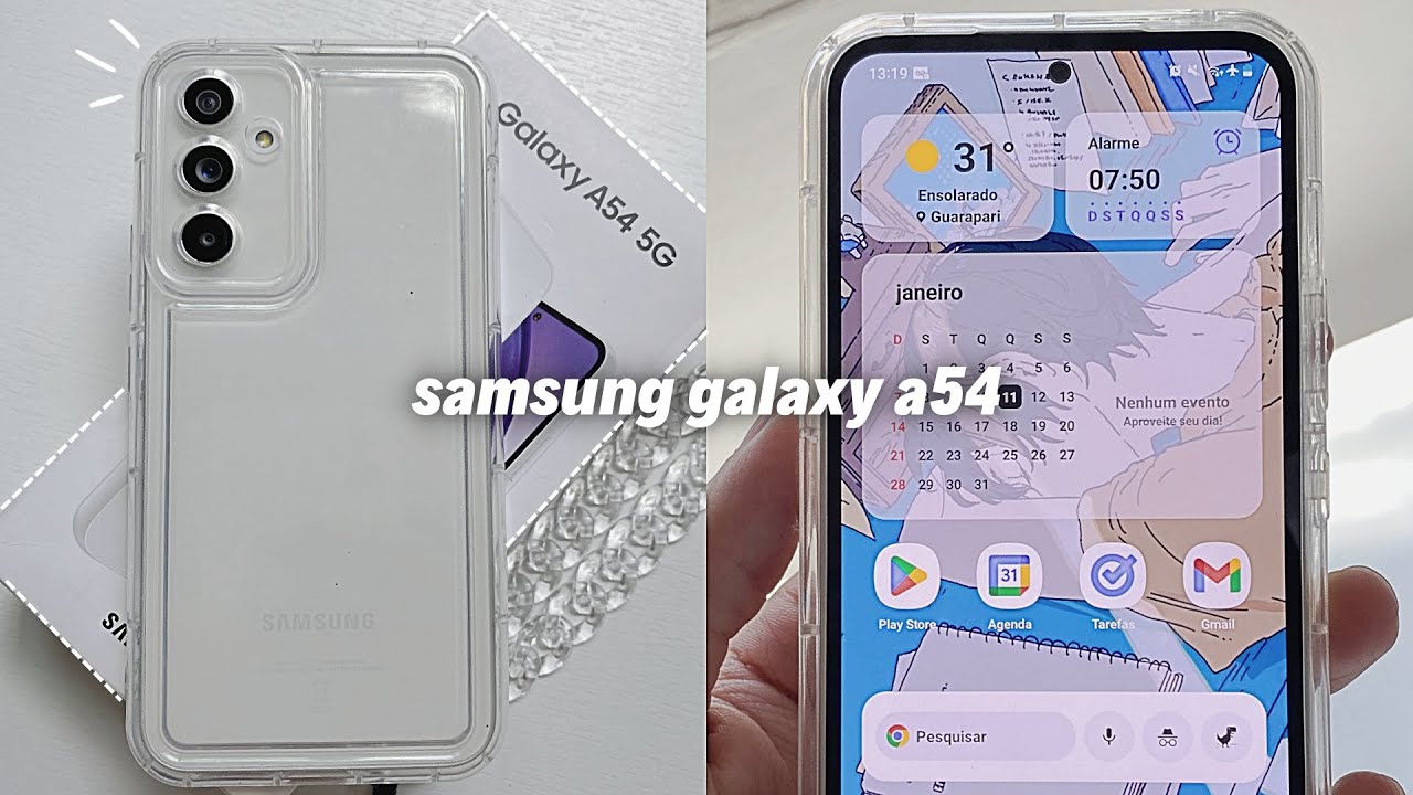 ORGANIZANDO MEU CELULAR DO ZERO PARA 2024!!! *SAMSUNG GALAXY A54*