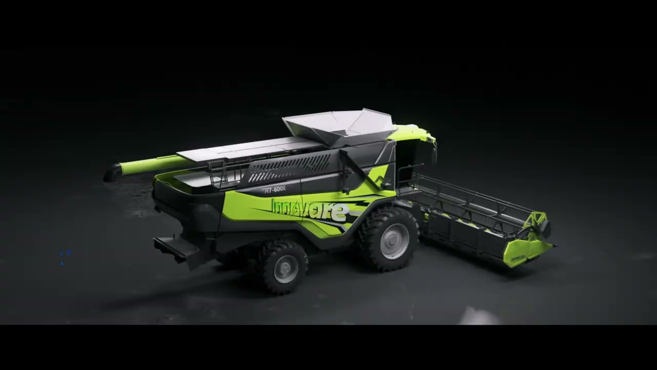 🚜 The world's first hybrid high-capacity intelligent harvester, the H7-600E, has officially debuted.