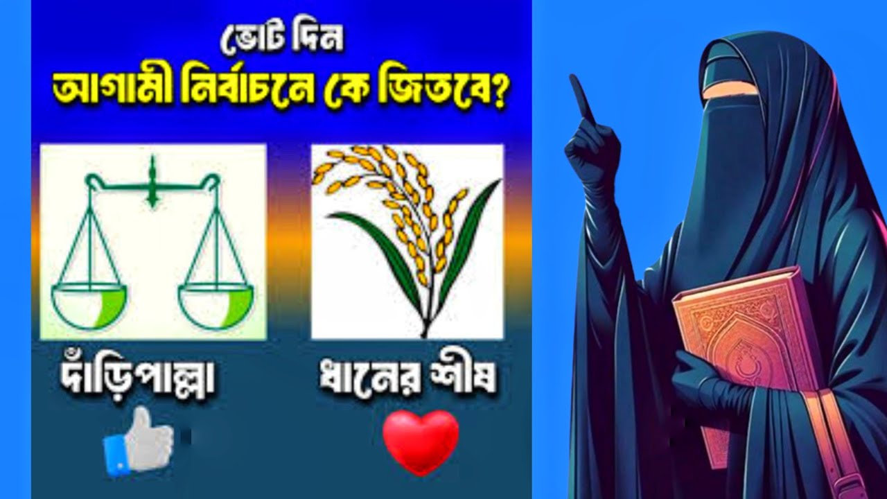 কে কোন দলে ভোট দিচ্ছেন অবশ্যই জানাবেন।জামাত#নৌকা#ধানেরশীষ