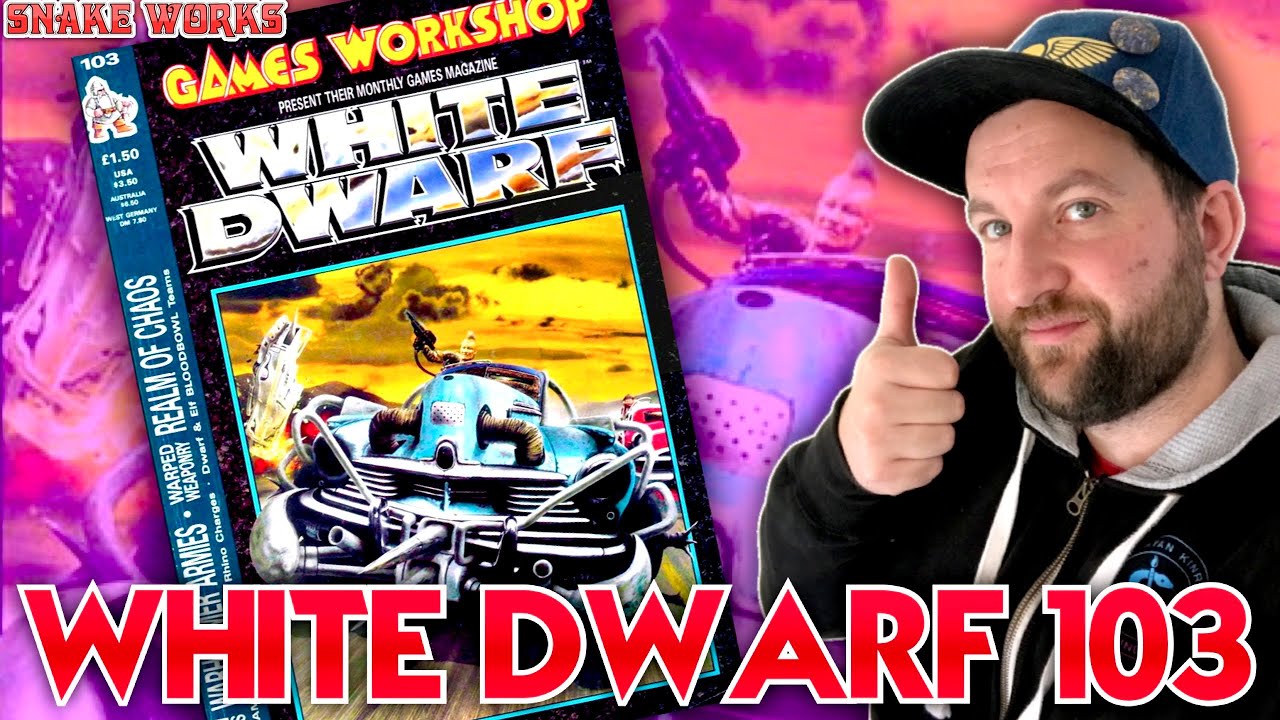 White Dwarf 103 Oldhammer Review feat' Warhammer 40k Rogue Trader - Realms of Chaos - Dark Future