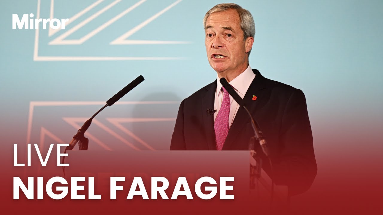 LIVE: Nigel Farage to set out Reform UK economic policies
