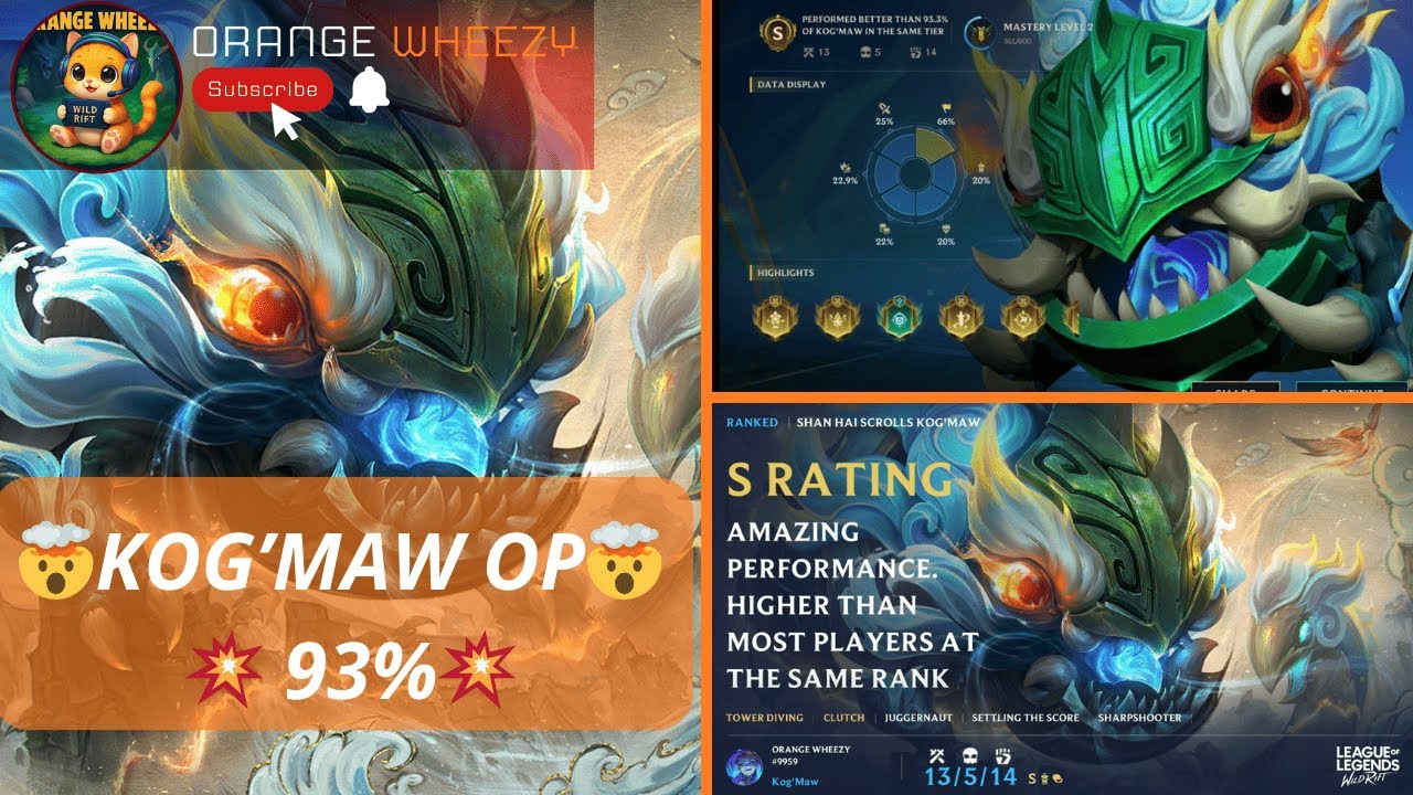 Me gankearon TODO el early… y aun así Kog’Maw está ROTO — 93% 💥