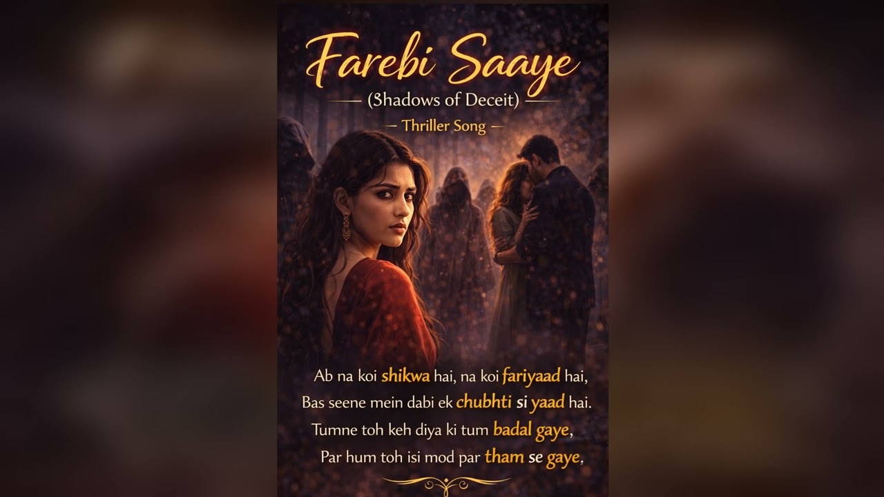 Farebi Saaye – A Heartbreaking Breakup Ballad | Official Lyric Video | Emotional Hindi Sad Song 2026