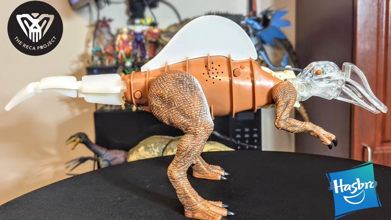 DESTRUYO AL 🟣 SPINOSAURUS de HASBRO (INCREÍBLE ANIMATRÓNICO REAL!)🦖