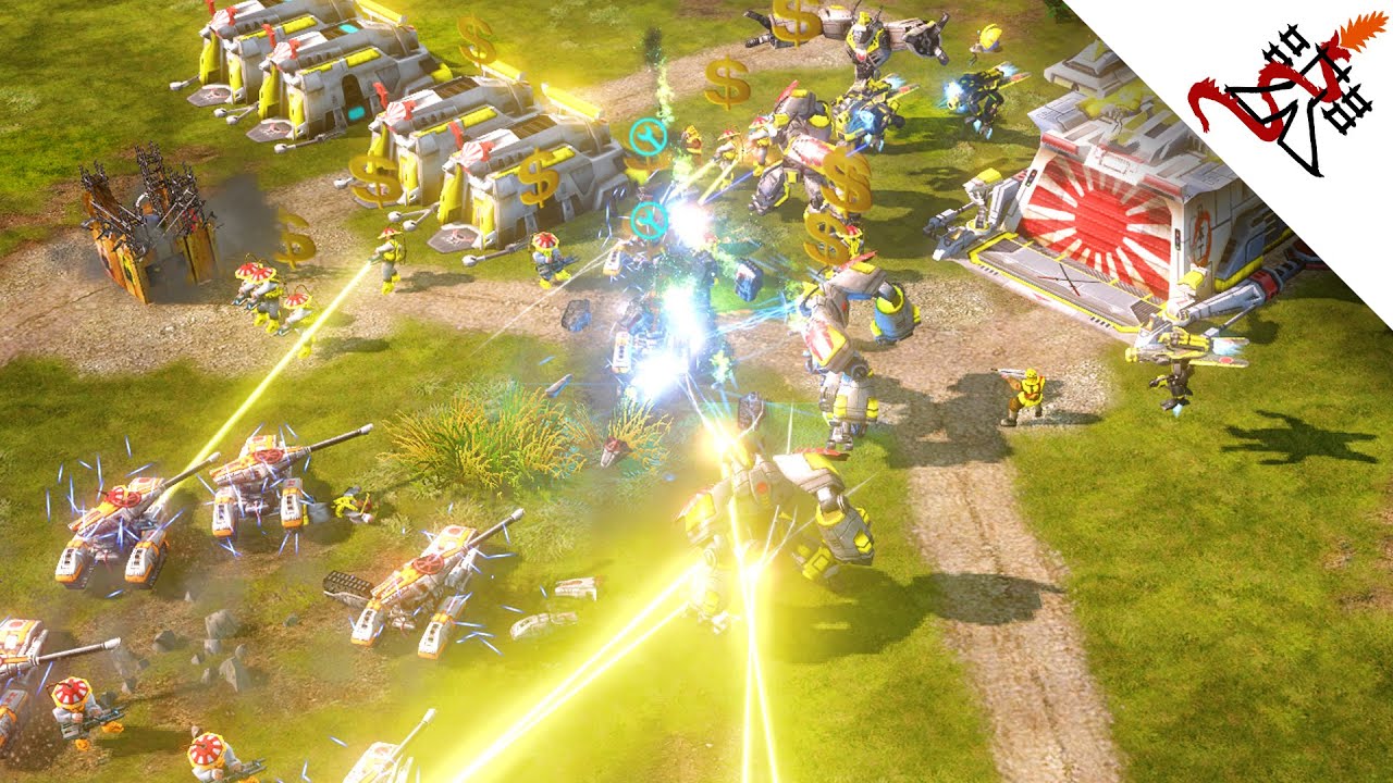 Command & Conquer: Red Alert 3 - 3vs3 Multiplayer Gameplay
