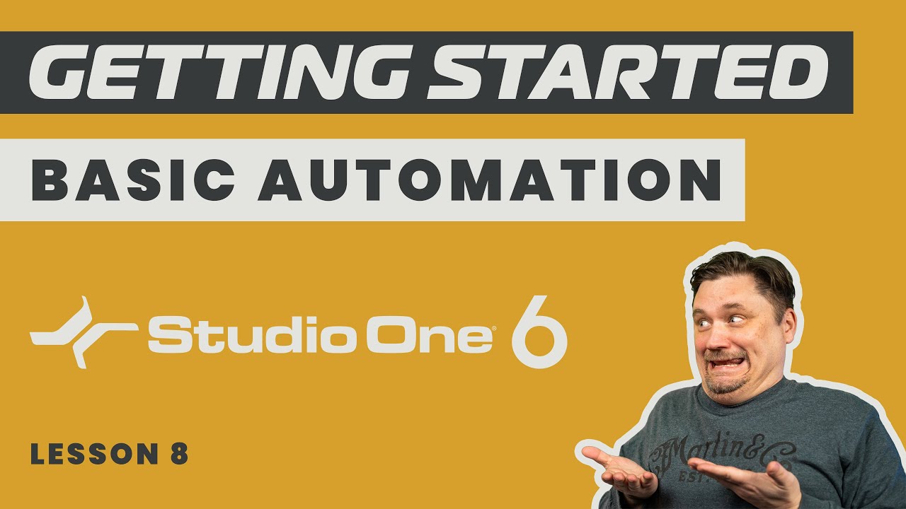 Using Basic Automation In Studio One 6 - Lesson 8