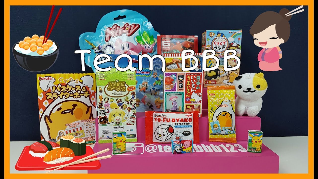 JAPANESE KAWAII Toy Special! Pokemon Gudetama Hello Kitty Tofu Oyako Rement Kirby ACNL Neko Atsume