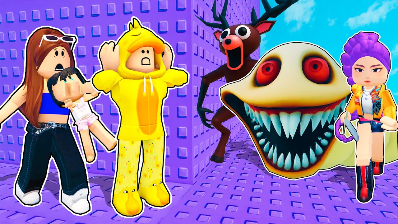 ESCAPAMOS de la TORRE TROLL de los MONSTRUOS  en Roblox!