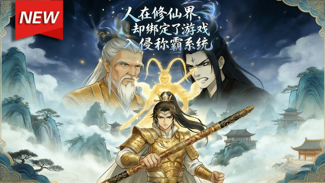 MULTISUB📢新番上线《人在修仙界，却绑定了游戏入侵称霸系统》第1~60集丨凌霄重生激活“神话游戏入侵系统”，获任务奖励金箍棒，靠暴打秦烈小弟突破筑基期，在宗门大比持金箍棒宣告复仇！#破晓动漫社