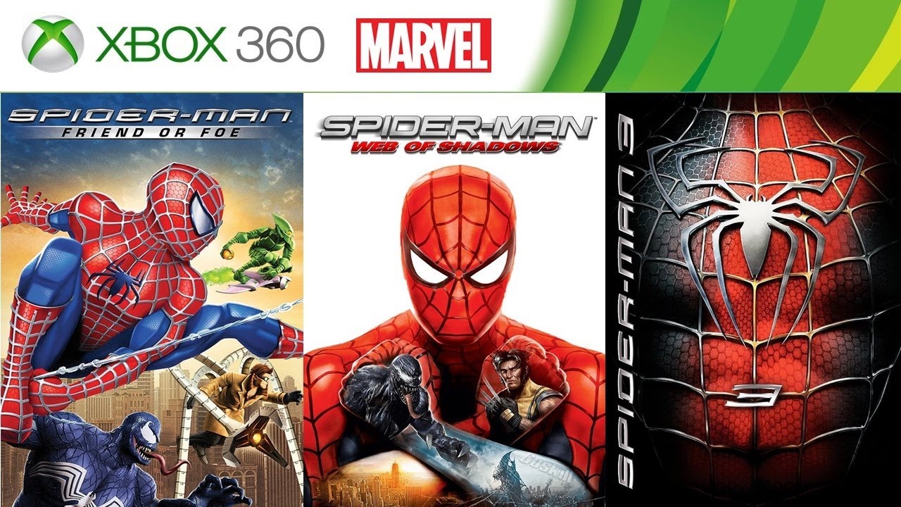 Все игры о Человеке-пауке на Xbox 360