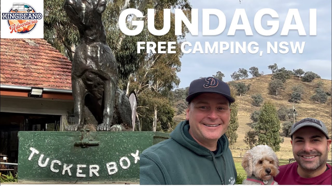 GUNDAGAI / FREE CAMPING NSW / FREE CAMPING CAMPING AUSTRALIA / DOG ON THE TUCKERBOX / VAN LIFE