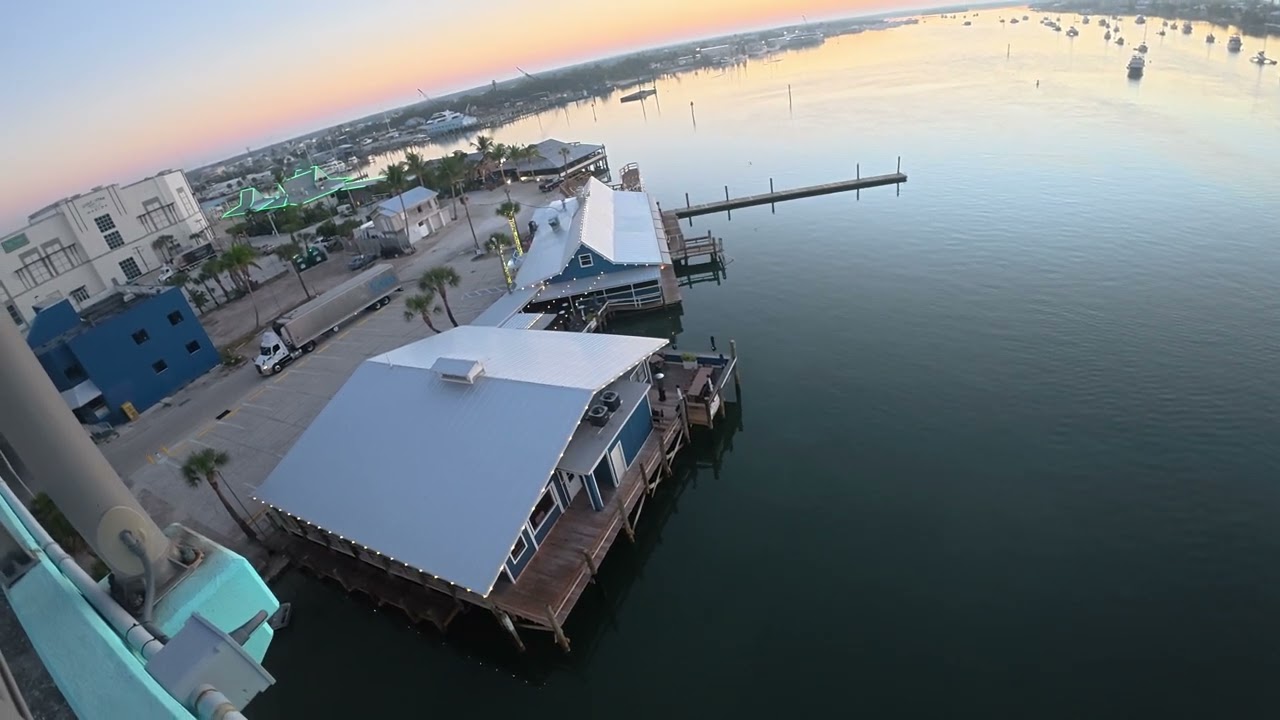 See Matanzas Pass Bridge to Fort Myers Beach at sunrise