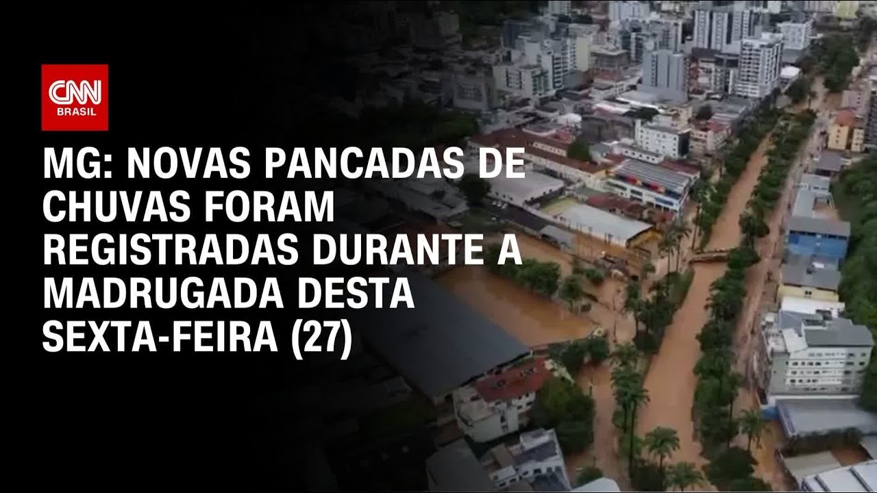 Famílias se abrigam em escolas após fortes chuvas em MG | CNN NOVO DIA