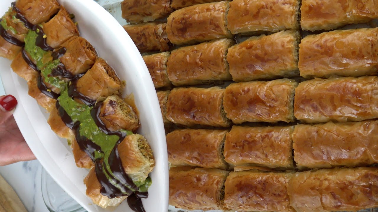 DUBAI BAKLAVASI NASIL YAPILIR 🎉 ✅DUBAI BAKLAVA RECIPE🎉 #viralvideos #baklava