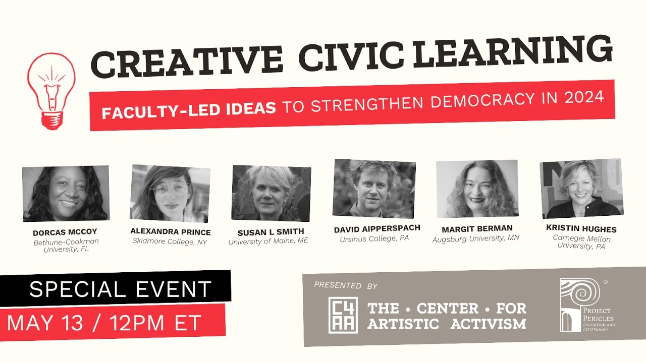 CREATIVE CIVIC LEARNING: Faculty-Led Ideas to Strengthen Democracy in 2024